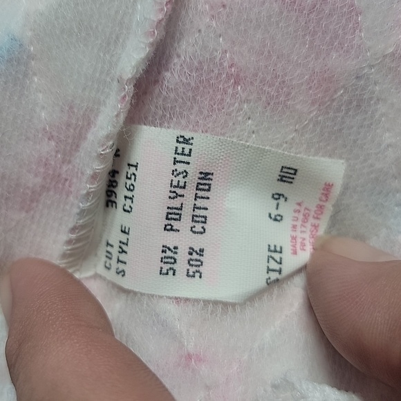 Vintage Evy Of California Baby Toddler USA Made Quilted Overalls 6 to 9 Months - Picture 7 of 8